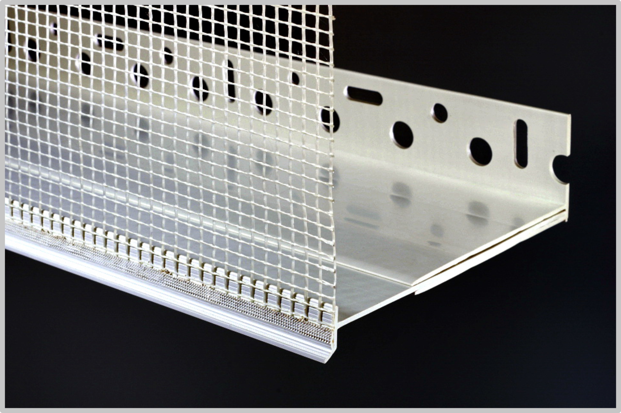 Profil zakladací dvojdielny PVC VARIO 3 180-220